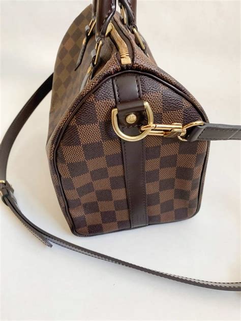 lv speedy 25 damier with strap sbn